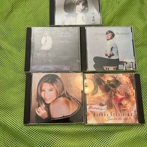 Collection of 5 Barbara Streisand cds